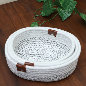Multipurpose braided basket (set of 3) Multipurpose braided basket (set of 3)