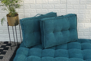 Navy Floor Mattress Back Cushion (set of 2) Navy Floor Mattress Back Cushion (set of 2)