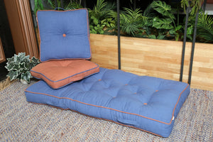 Santorini Blue Floor Mattress Santorini Blue Floor Mattress