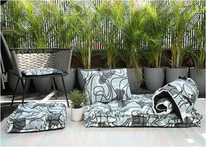 Zig Zag Caviar Floor Mattress Zig Zag Caviar Floor Mattress