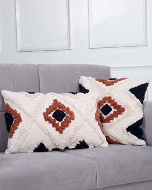 Diamond Boho Cushion - Red Indeed - Weave Abode Diamond Boho Cushion - Red Indeed - Weave Abode