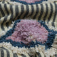 Stripe woven cotton tufted throw