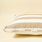 Beige Stripe Cushion Cover