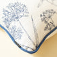 Navy Leaf Cushion Cover