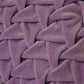 Hand Pleated Cross Lavender Cushion Cover