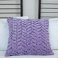 Hand Pleated Petal Lavender Cushion Cover