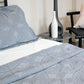 Botanical Slate Grey bedspread