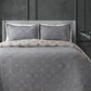 Botanical Slate Grey bedspread