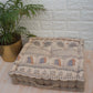 Tribal Treasure Boho Jute floor Cushion