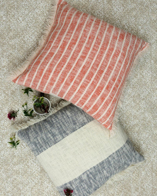 Awry Stripe Cushion - Weave Abode