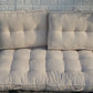 Beige corduroy floor mattress - Weave Abode