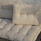 Beige corduroy floor mattress - Weave Abode