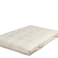 Beige corduroy floor mattress - Weave Abode