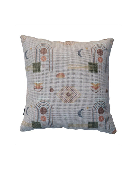 Earthy Elegance Boho Jute Cushion Cover - Weave Abode