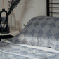 Geometric Grey bedspread - Weave Abode